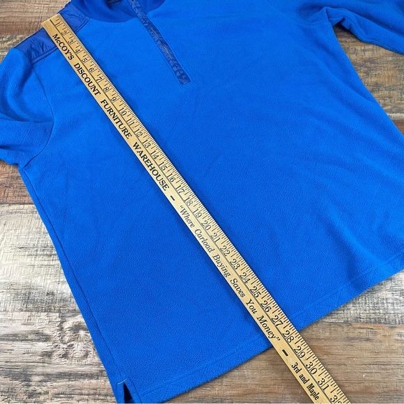 Tommy Bahama Mens L blue fleece pullover 1/4 Zip Athleisure active - Picture 5 of 13